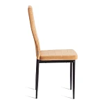 Стул Easy (mod. JSC02-1), металл, флок, 41 х 52 х 96 см, brown (золотисто - коричневый) HLR12 / черный | изображение 1