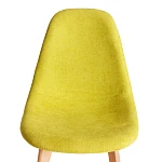 Стул CINDY SOFT (mod. C1021F1-1), фактурный велюр/дерево бук, 55 х 48 х 83 см, Светло-зеленый LY1701-8 / натуральный | изображение 5