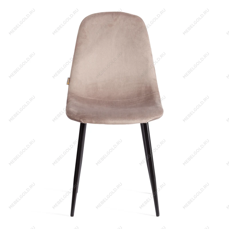 Стул BREEZE (mod. JSC-58), Велюр/металл, 44 х 53 х 86 см, coffee (кофейный) HLR 9 / черный | изображение 4