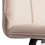 Стул обеденный Bari, LT, флок, бежевый/черный, 7, 41х55х89 см | изображение 8