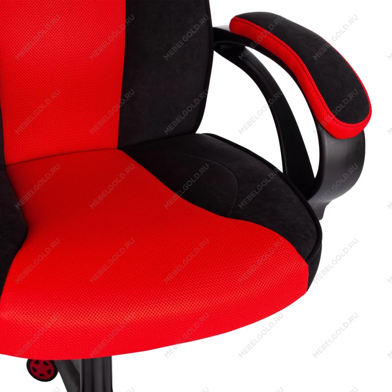 Кресло PILOT (24), флок/ткань, черный/черный/красный, 35/TW-08/TW-11 | изображение 7