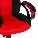 Кресло PILOT (24), флок/ткань, черный/черный/красный, 35/TW-08/TW-11 | изображение 7