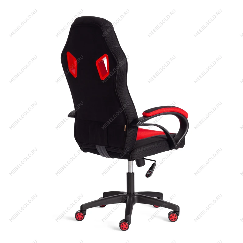 Кресло PILOT (24), флок/ткань, черный/черный/красный, 35/TW-08/TW-11 | изображение 2