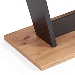 Стол обеденный FOX раздвижной, ЛДСП, 68.6x110-145x75 см, Дуб артисан/Графит | изображение 12