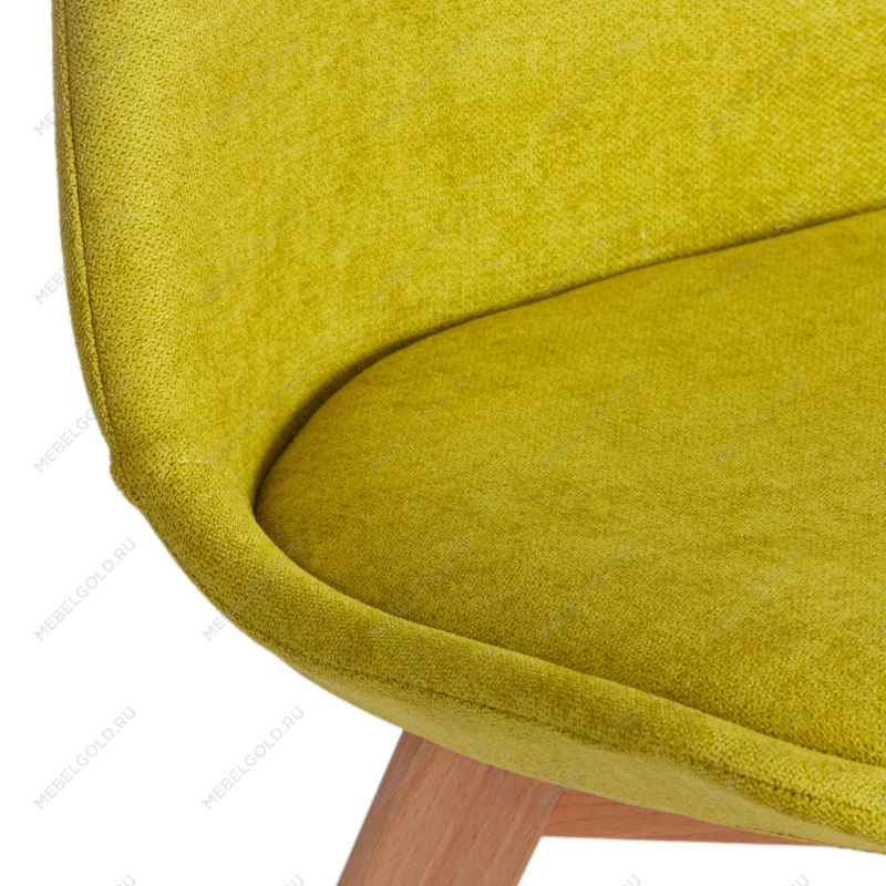 Стул TULIP SOFT (mod. 053V), дерево/пластик/ткань, 49,5 x 54,5 x 84 см, Светло-зеленый (Light green) LY1701-8 | изображение 7
