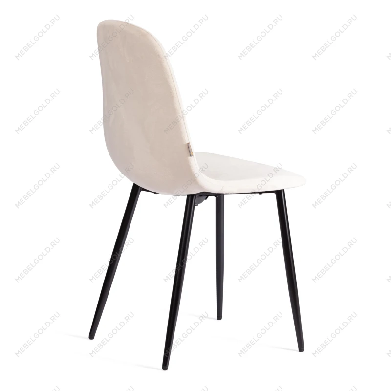 Стул BREEZE (mod. JSC-58), Велюр/металл, 44 х 53 х 86 см, beige (бежевый) HLR2 / черный | изображение 2