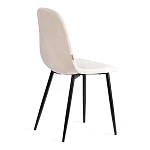 Стул BREEZE (mod. JSC-58), Велюр/металл, 44 х 53 х 86 см, beige (бежевый) HLR2 / черный | изображение 2