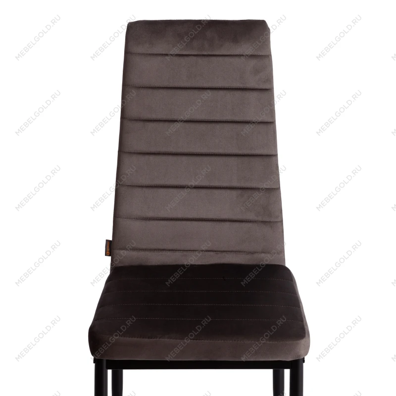 Стул Easy (mod. JSC02-1), металл, флок, 41 х 52 х 96 см, Dark grey (темно-серый) HLR24 / черный | изображение 5