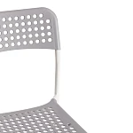 Стул ADDE (mod. C-049), металл/пластик, 39 х 49 х 78 см, Grey(серый)/White(белый) разборный | изображение 8