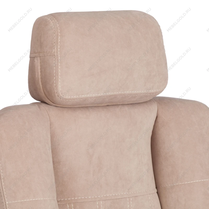 Кресло OXFORD хром, флок, бежевый, 7 | изображение 8