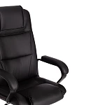 Кресло BERGAMO хром (22), кож/зам, черный, 36-6 | изображение 11